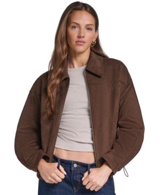 Women's Western Yoke Bubble Hem Jacket