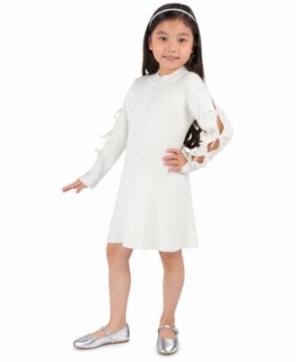 Girls' 4T-6X Long-Sleeve Sweater Dress