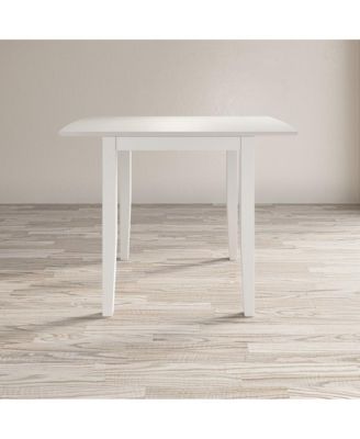 Eastern Tides Coastal Wire-Brushed Acacia Drop-Leaf Counter Height Dining Table