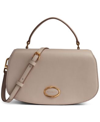 Madras Small Leather Crossbody Handbag