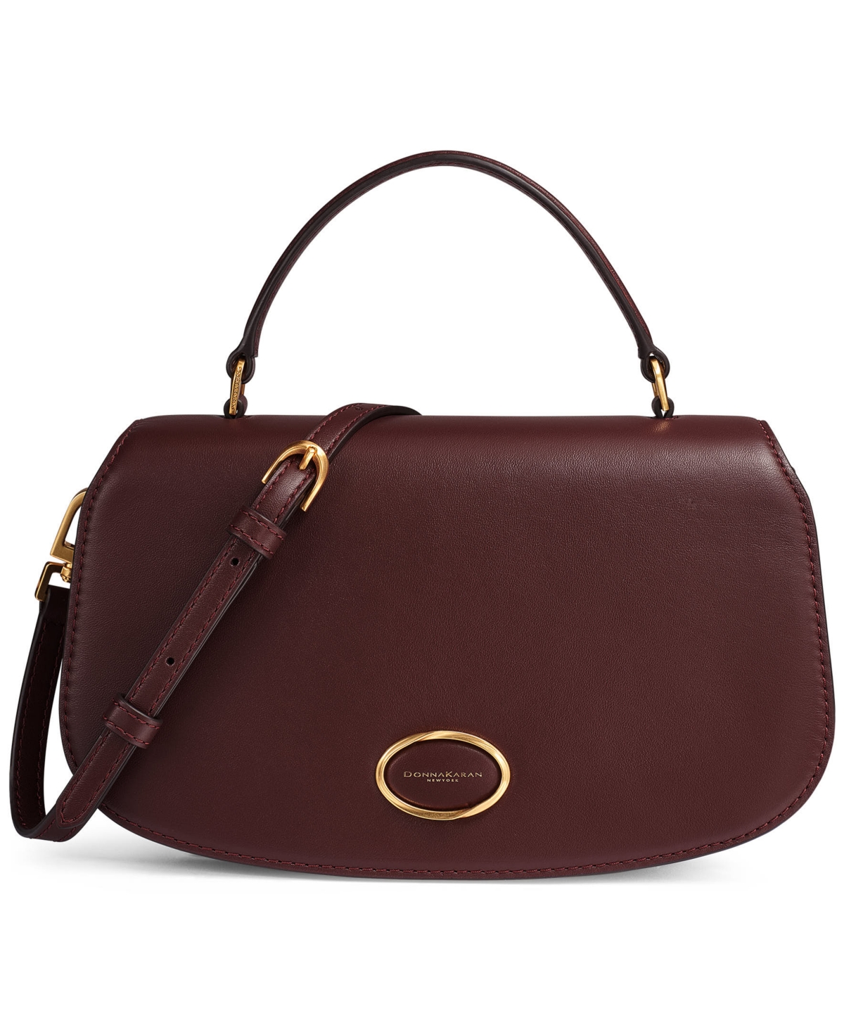 Donna Karan New York Madras Small Leather Crossbody Handbag