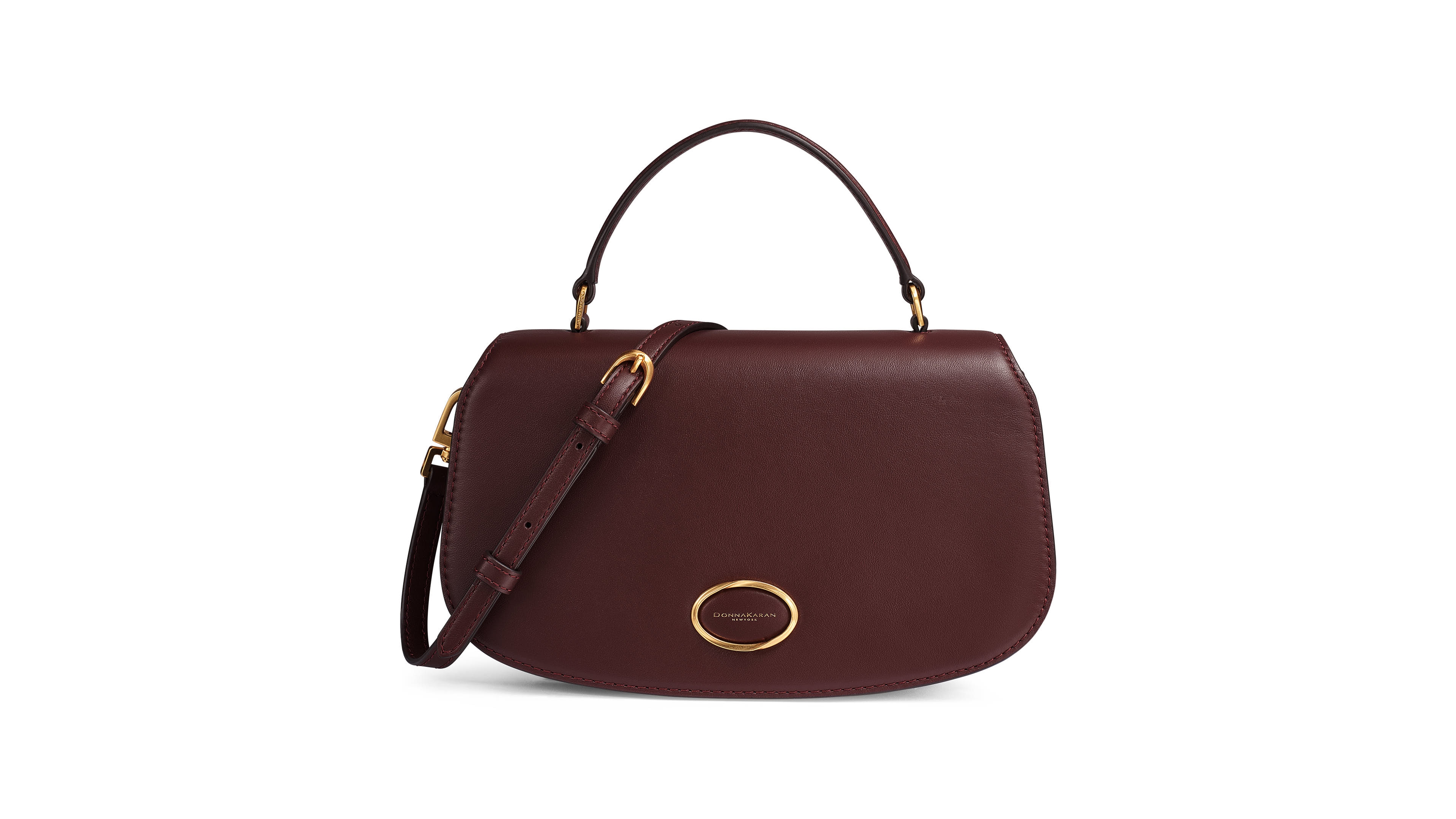 Donna Karan New York Madras Small Leather Crossbody Handbag