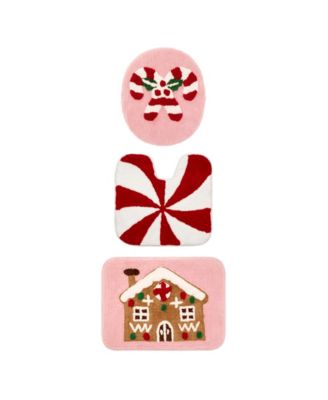 Cookie House 3-Piece Contour Rug Set