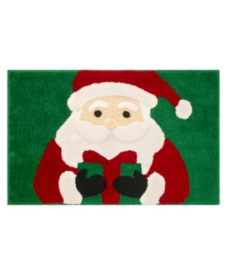 Santa Gift Decorative Holiday Bath Rug, 20" x 32"