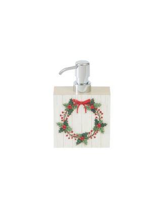 Patchwork Plaid Resin Lotion Dispenser