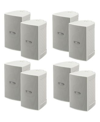 NS-AW194 All-Weather Outdoor Speakers Bundle - 8 Pack