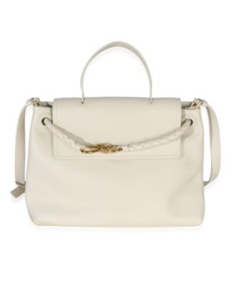 Cream Silky Calfskin Medium Ciao Ciao