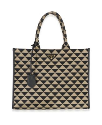 Symbole Canvas Pre-Loved Large Tote, 15" x 12" x 3.8"