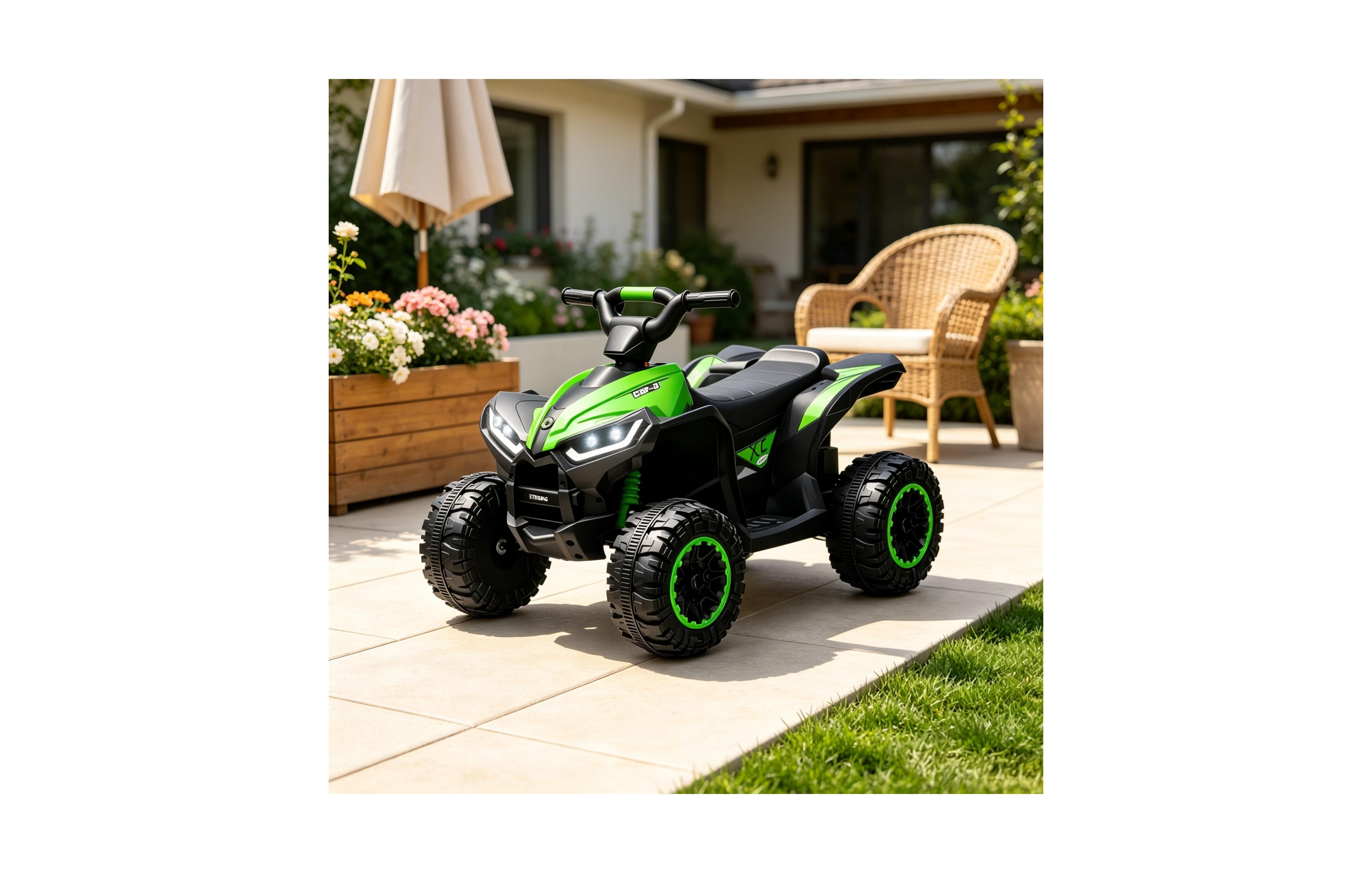 Sevorley 12V Kids Electric Atv Dual Motors, High and Low Speed Modes Ride-On, 55 lbs Capacity, Ages 3+