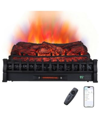30 in Smart Electric Fireplace Insert with Crackling Sound