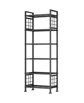 6-Tier Metal Wire Shelving Unit Storage Rack Bathroom Hardware