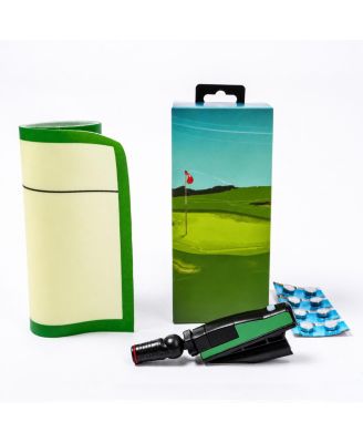 Golf Putting Mat Laser Guided Training Aid Indoor Outdoor Practice Alignment Speed Control