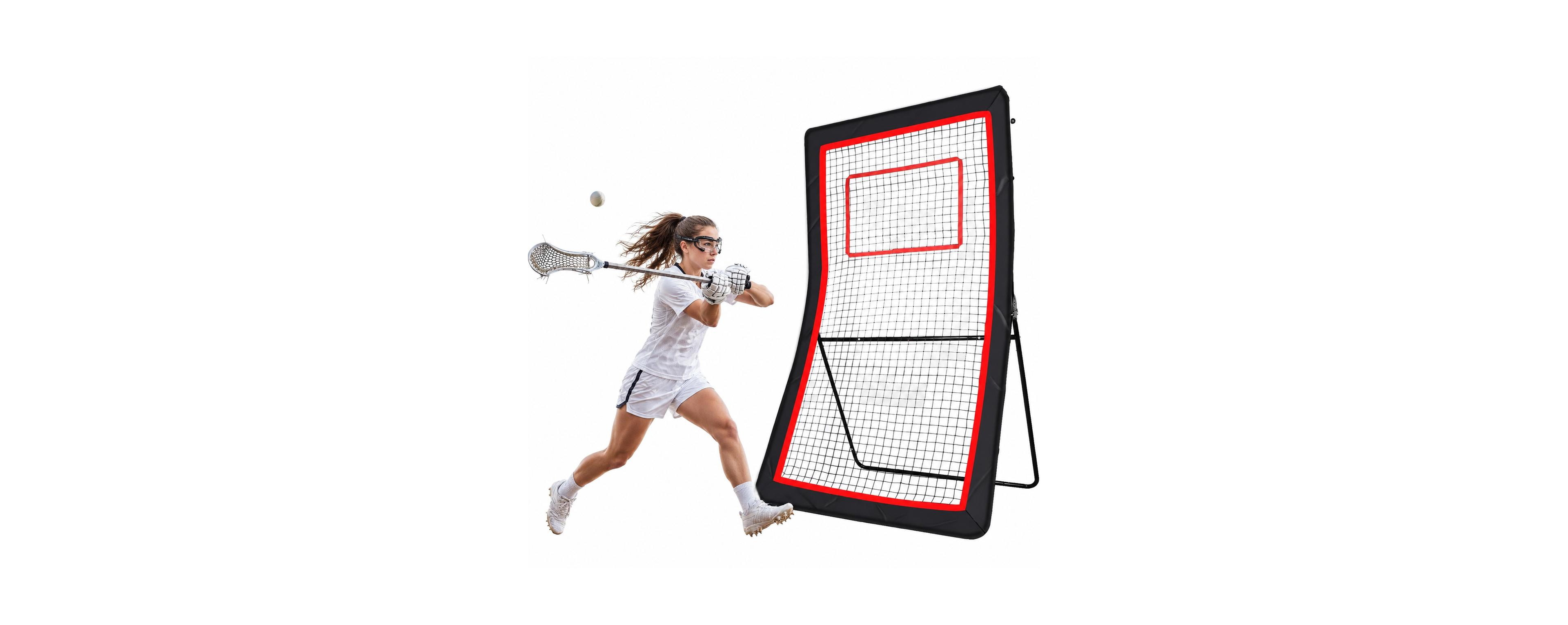 Peneyon 6 in 1 Sports Rebounder 5 Adjustable Angles Large Training Net for Multi Sport Practice
