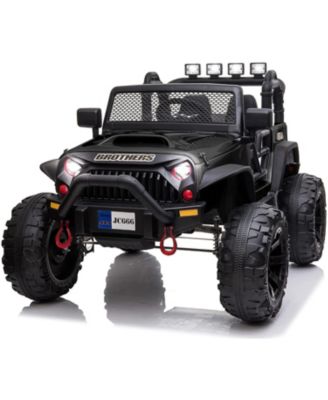 48.4" Large Ride-On Car with Remote Control, 2 Seats & 14" Suspension Wheels, Ages 3-8