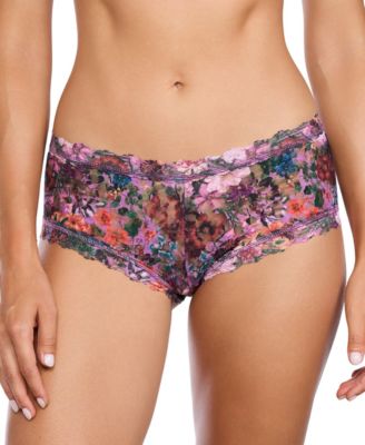 Women's Floral Lace Boyshort Panty