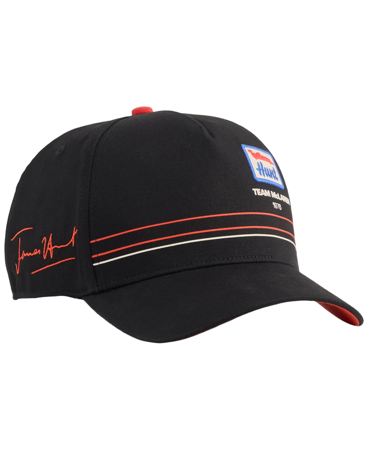 Puma Men's Adjustable McLaren James Hunt Baseball Cap - Titan Black