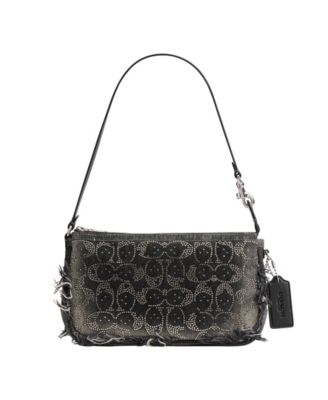 Loved Denim Crystal Small Shoulder Handbag