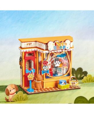 Sweetie's Donut Shop 76-Piece Miniature Building Set, Ages 14+