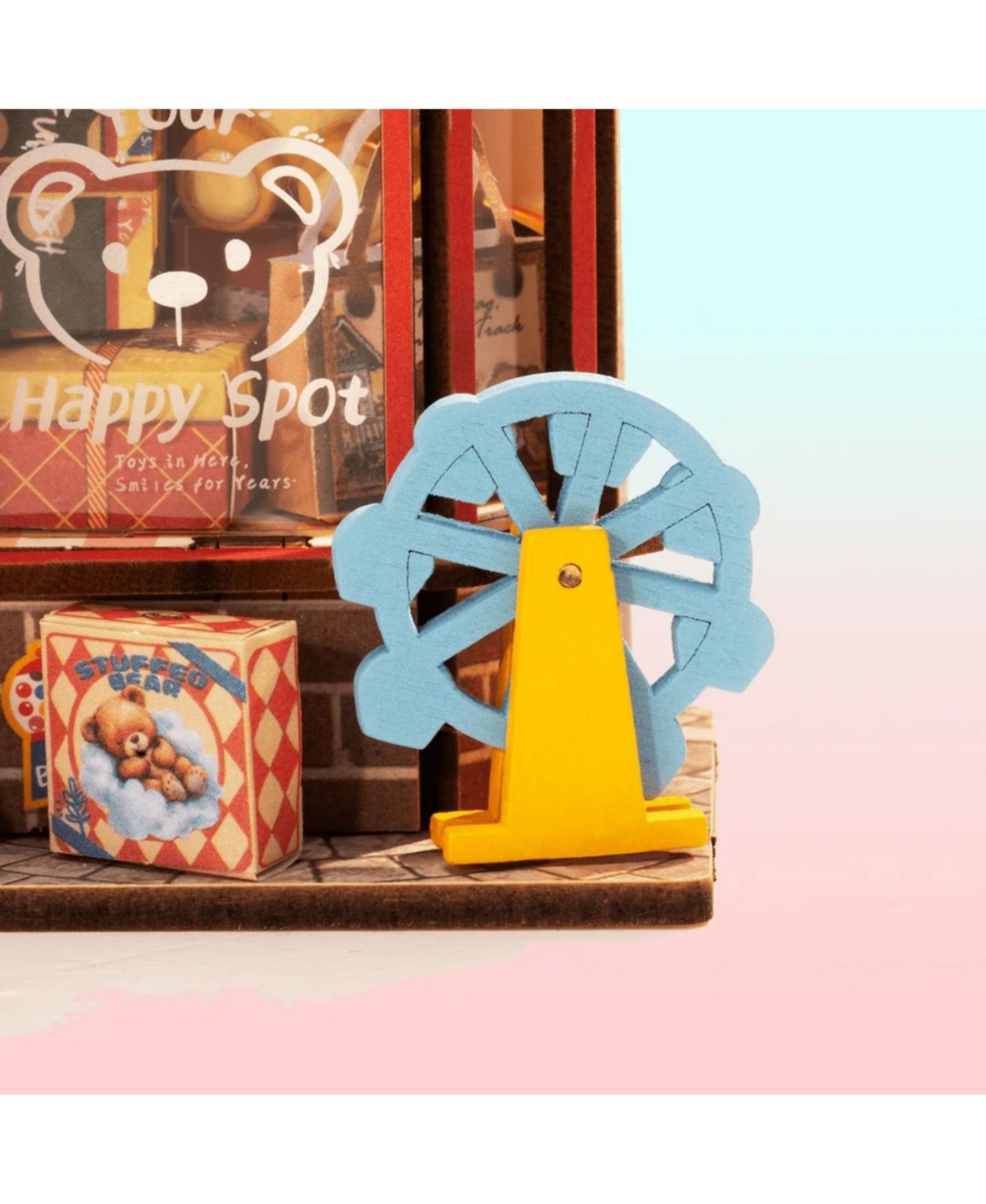 Детский конструктор Robotime Whimsy Toy Shop 3D Wooden Puzzle Building Set, Ages 14+ — фото 2