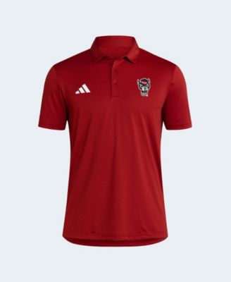 Men's Red NC State Wolfpack Ultimate 365 Stripe Polo Shirt