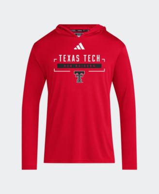 Men's Red Texas Tech Red Raiders D4T Long Sleeve Hooded T-Shirt