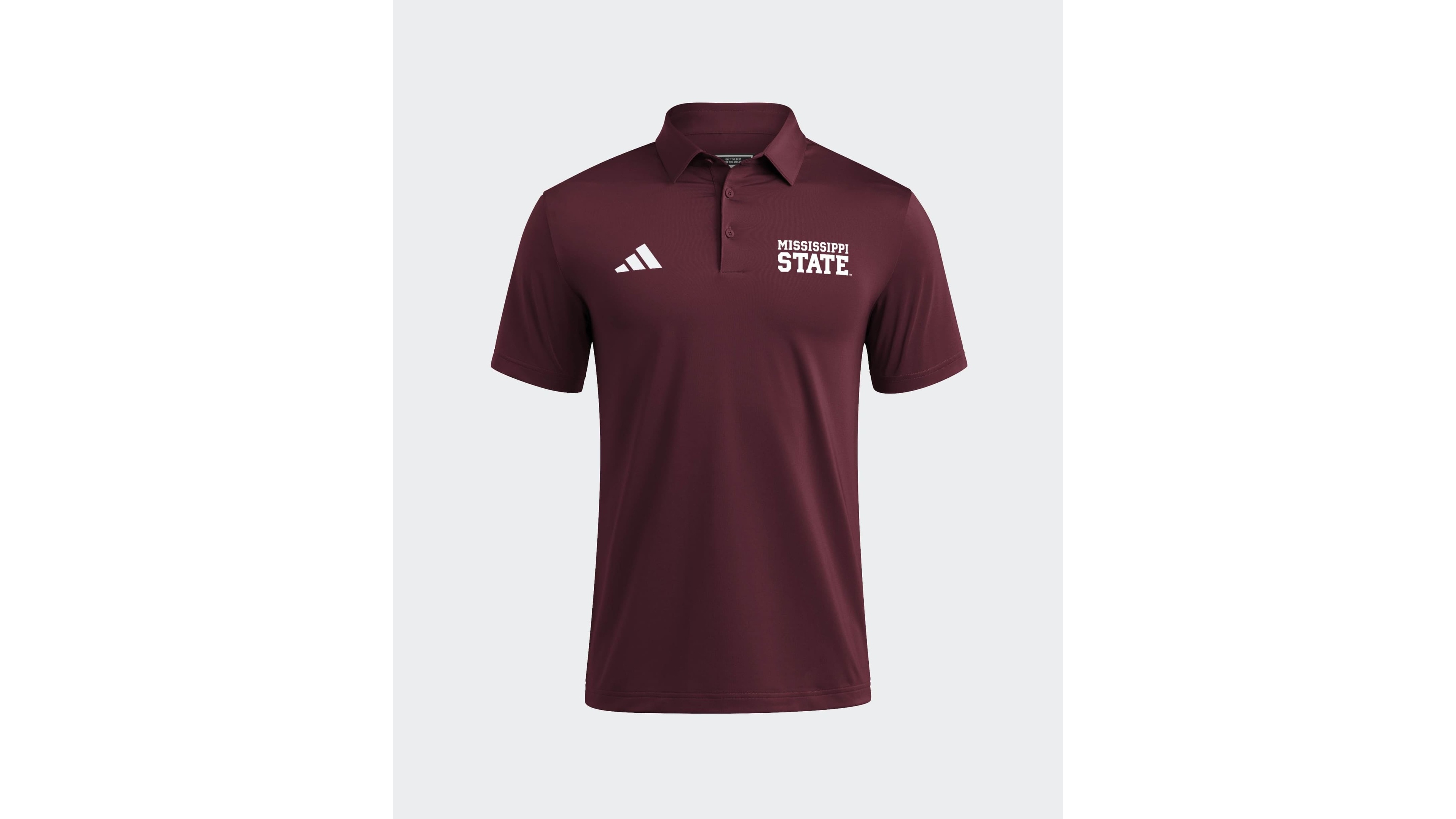 Adidas Men's Maroon Mississippi State Bulldogs Ultimate 365 Solid Polo Shirt