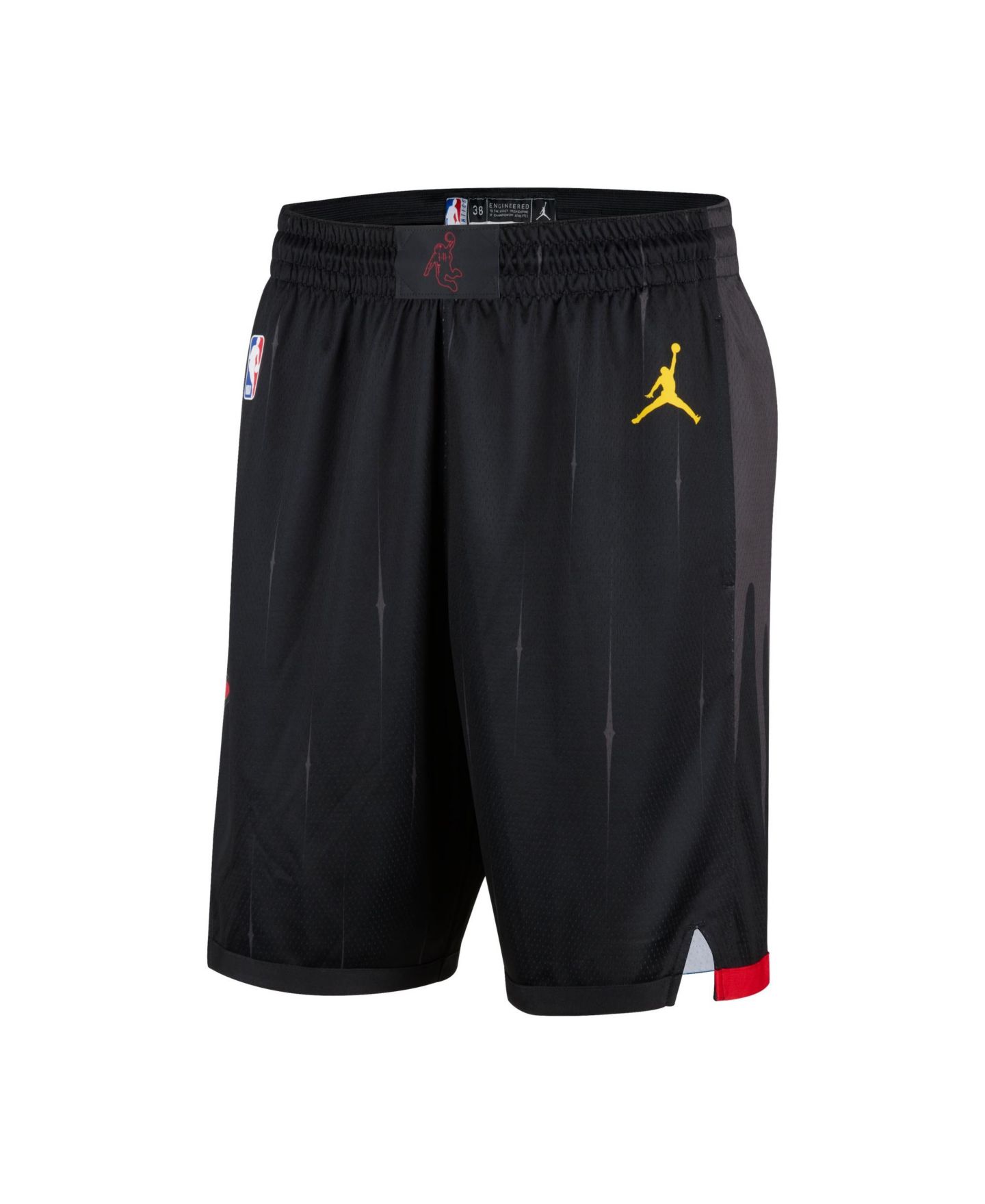 Мужские шорты Jordan Black Houston Rockets Statement Edition Swingman — фото 2