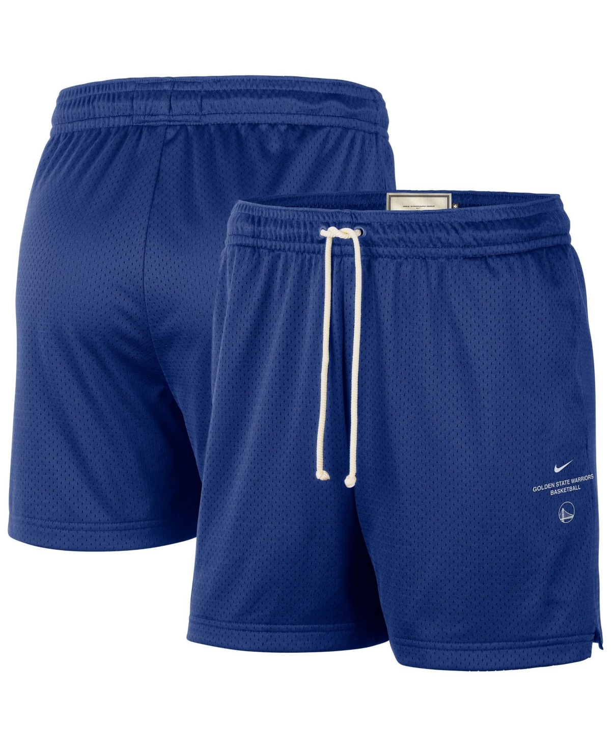 Nike Men's Royal Golden State Warriors 2026 Standard Issue Practice Mesh Shorts