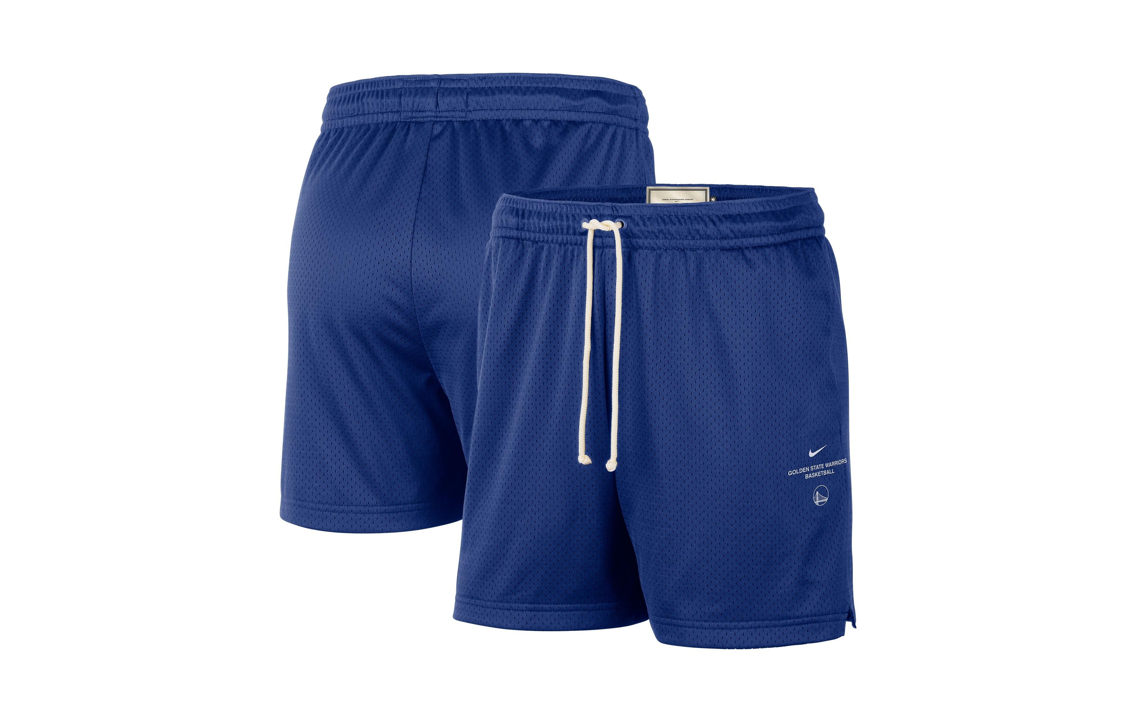 Nike Men's Royal Golden State Warriors 2026 Standard Issue Practice Mesh Shorts