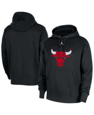 Men's Black Chicago Bulls Statement Edition Club Fleece Hoodie