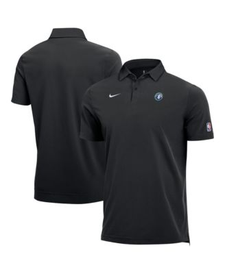 Men's Black Minnesota Timberwolves 2026/27 Dri-FIT Coaches Polo Shirt