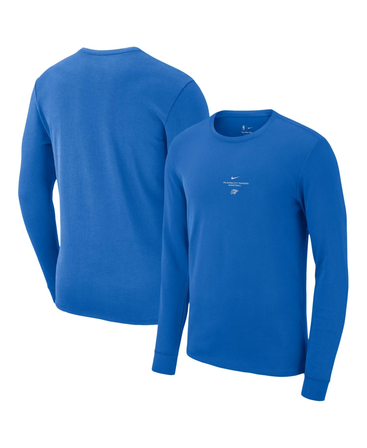 Nike Men's Blue Oklahoma City Thunder 2026 Standard Issue Practice Long Sleeve T-Shirt