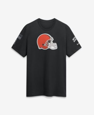 Men's Black Cleveland Browns 2026 Salute to Service Slub T-Shirt
