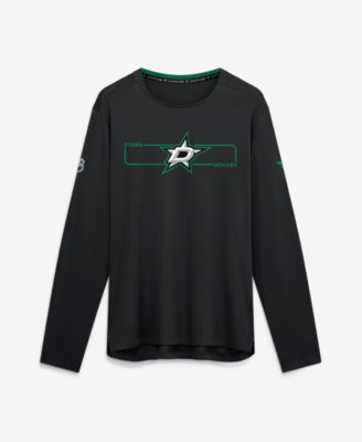 Men's Black Dallas Stars Authentic Pro Rink Tech Long Sleeve T-Shirt