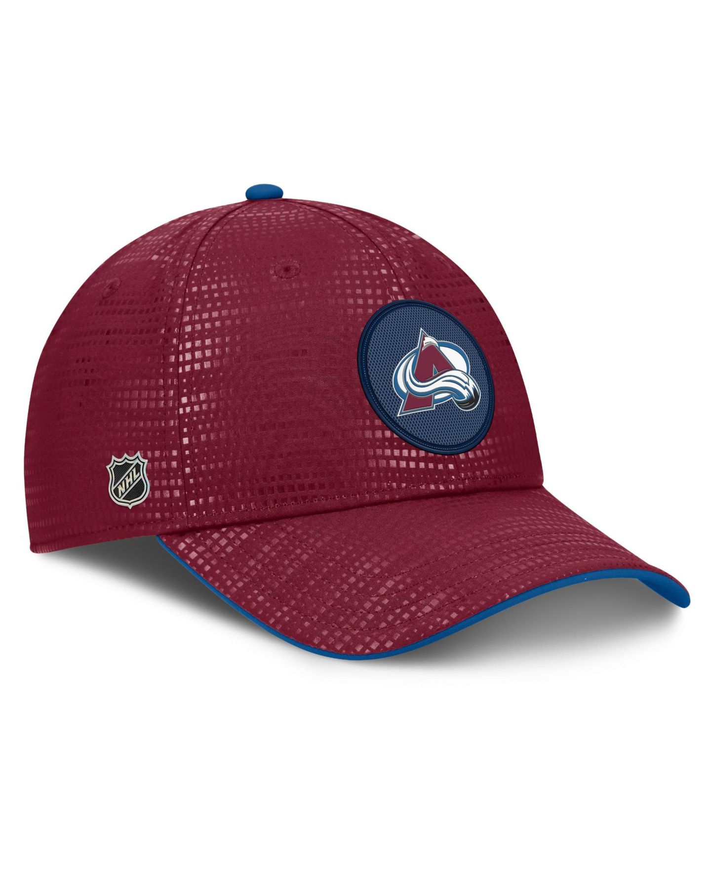 Мужской головной убор Fanatics Burgundy Colorado Avalanche Authentic Pro Rink Debossed Stretch Fit Hat — фото 3