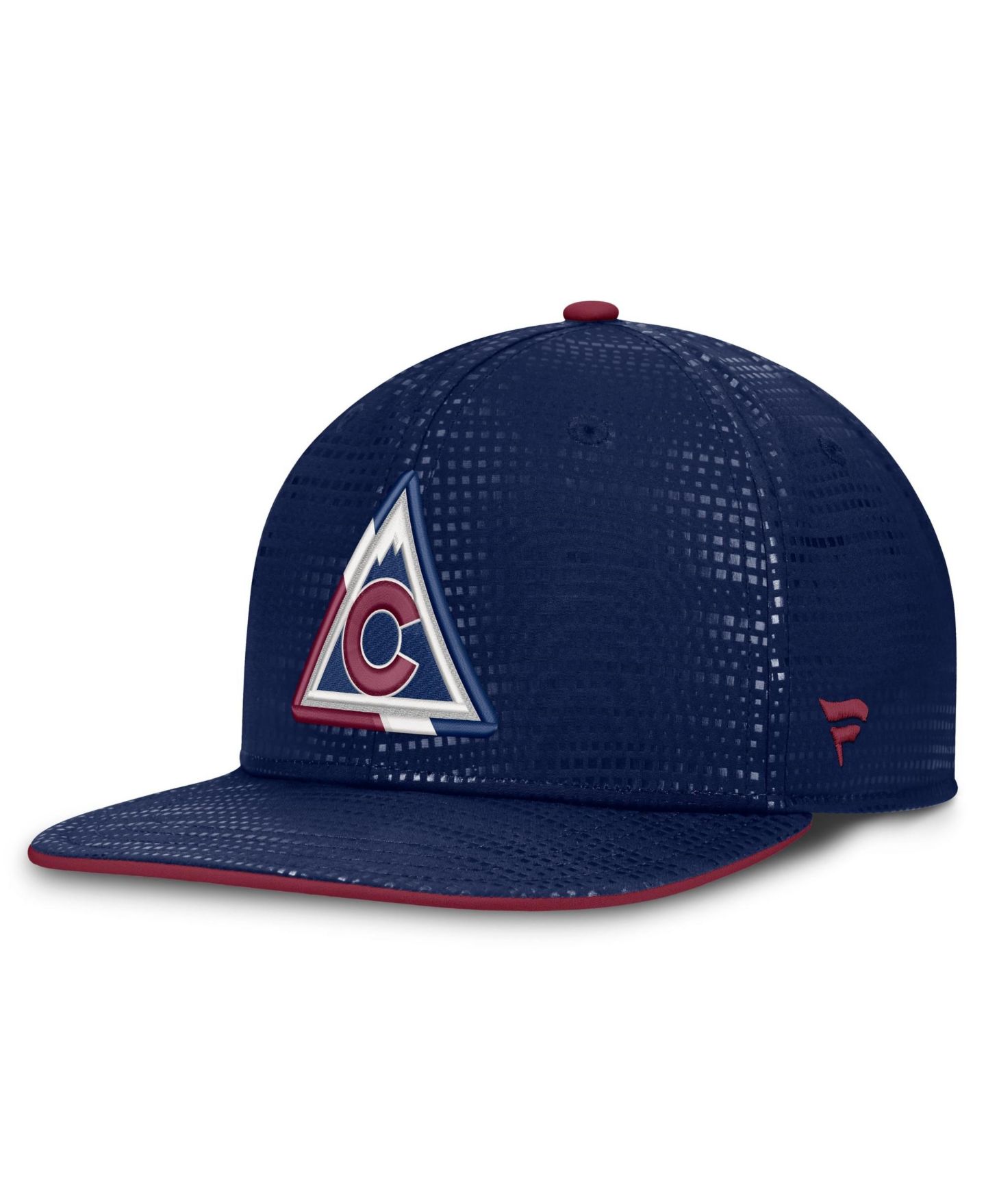 Мужская кепка Fanatics Navy Colorado Avalanche Alternate Authentic Pro Rink Snapback Hat — фото 3