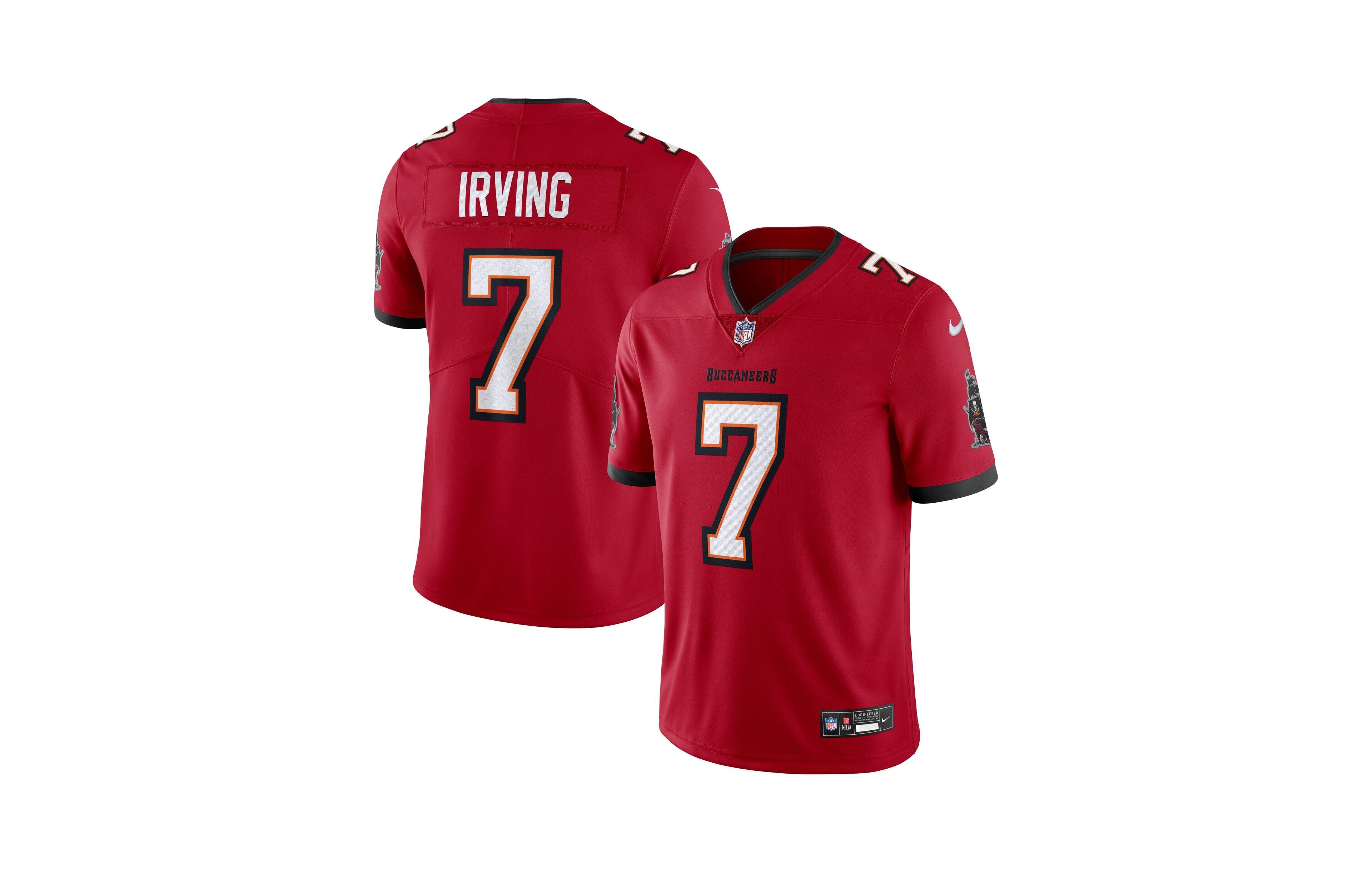 Nike Men's Bucky Irving Red Tampa Bay Buccaneers Vapor Untouchable Stitched Limited Jersey