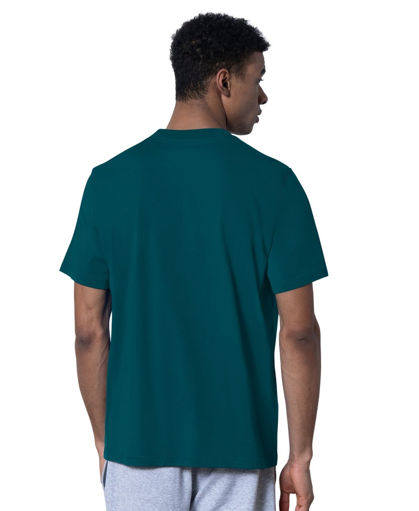 Мужские худи Starter Midnight Green Philadelphia Eagles Logo T-Shirt Set — фото 3
