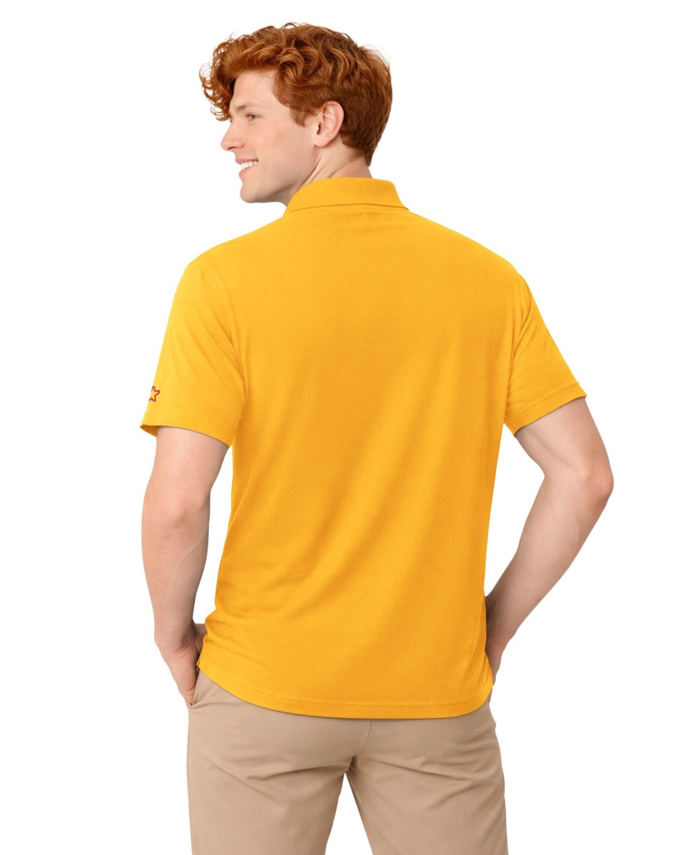 Мужские поло Starter Red/Gold Kansas City Chiefs Logo Polo, 2-Pack Set — фото 3