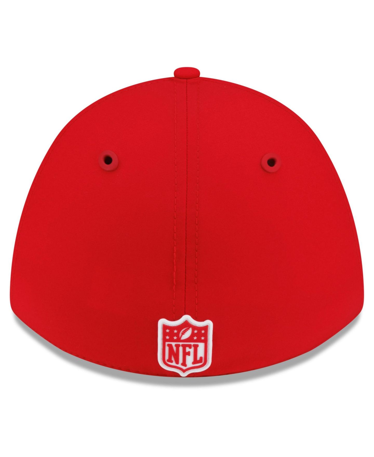 Мужская кепка New Era Red Kansas City Chiefs 2026 Sideline 39THIRTY M-Crown Flex Hat — фото 4