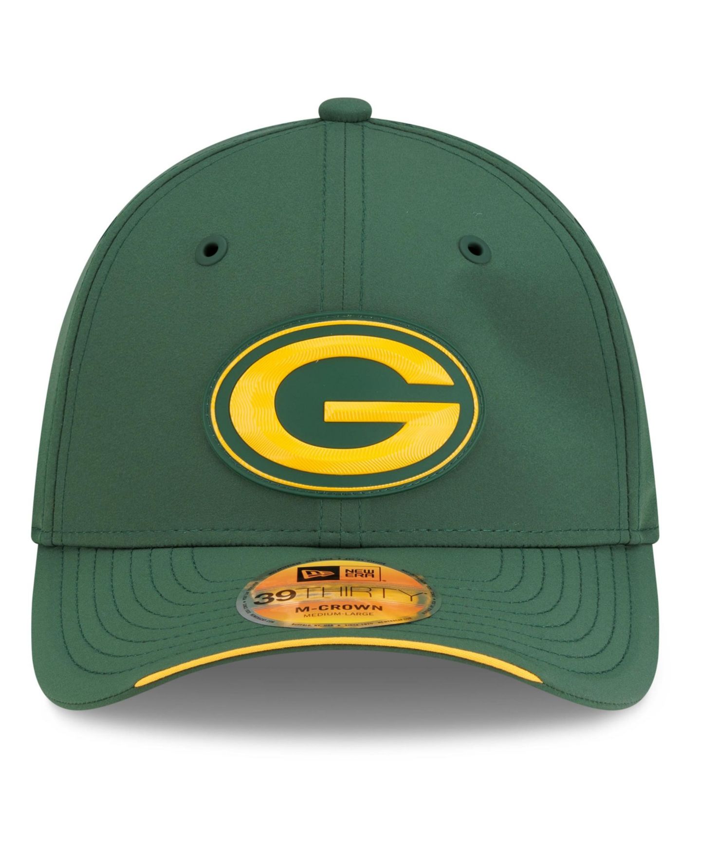 Мужская кепка New Era Green Bay Packers 2026 Sideline 39THIRTY M-Crown Flex Hat — фото 2