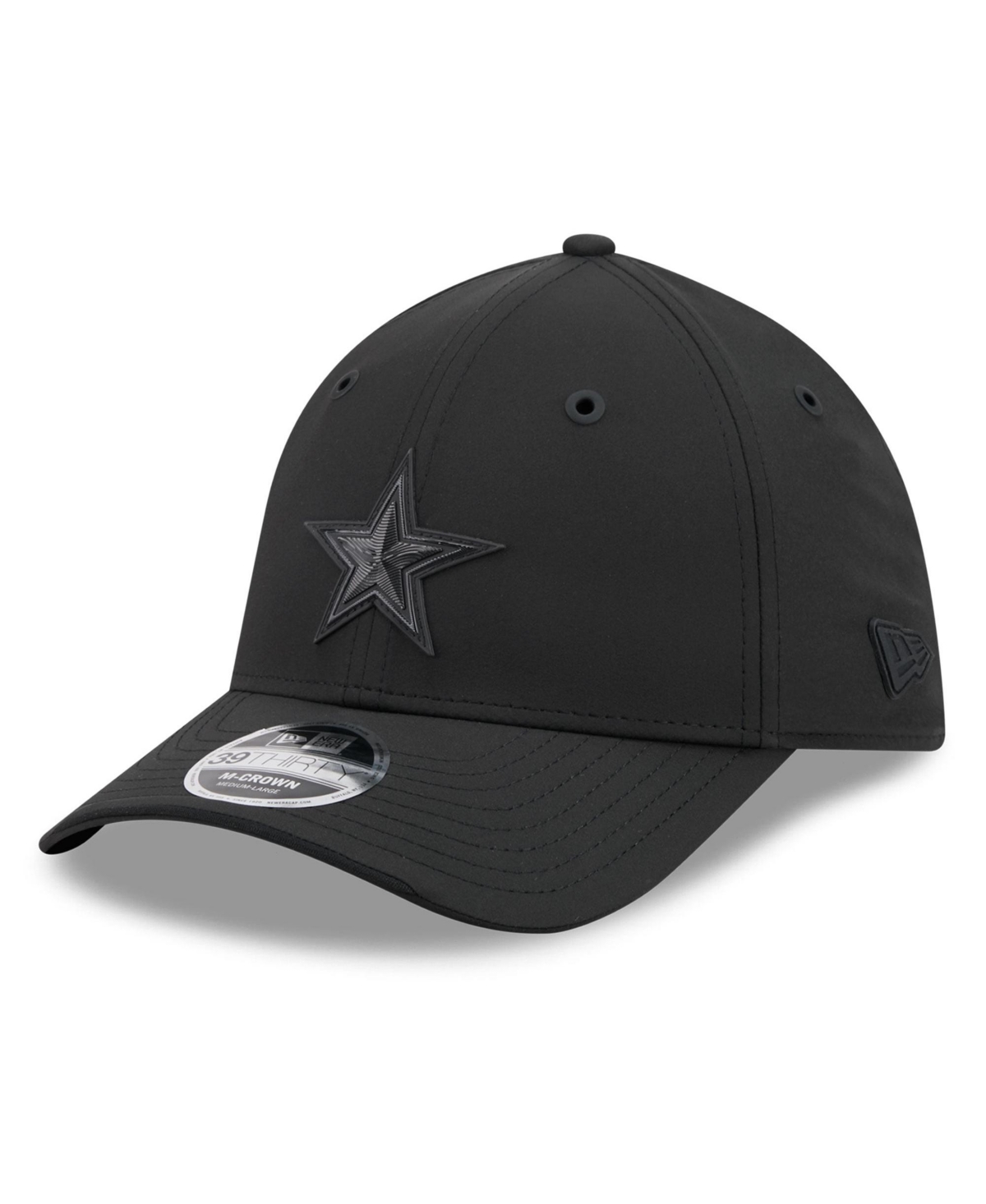 New Era Men's Black Dallas Cowboys 2026 Sideline 39THIRTY M-Crown Stretch Hat - Black