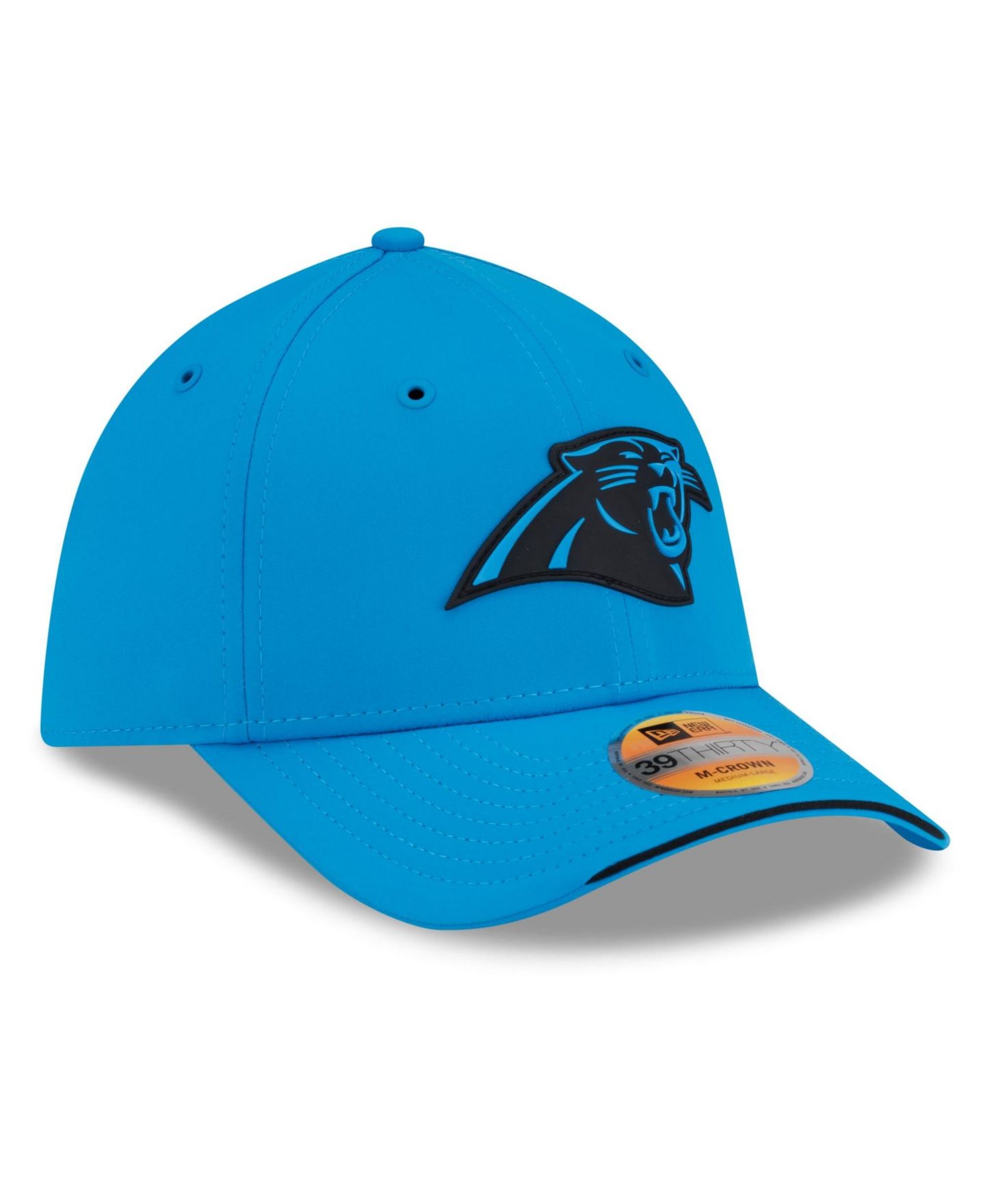 Мужская кепка New Era Blue Carolina Panthers 2026 Sideline 39THIRTY M-Crown Flex Hat — фото 3