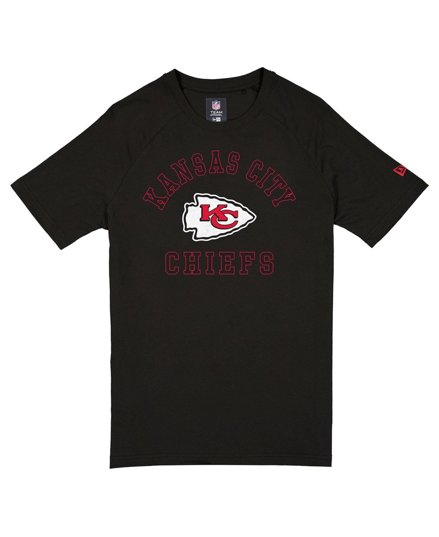 Мужская футболка New Era Black Kansas City Chiefs Functional Fandom — фото 1