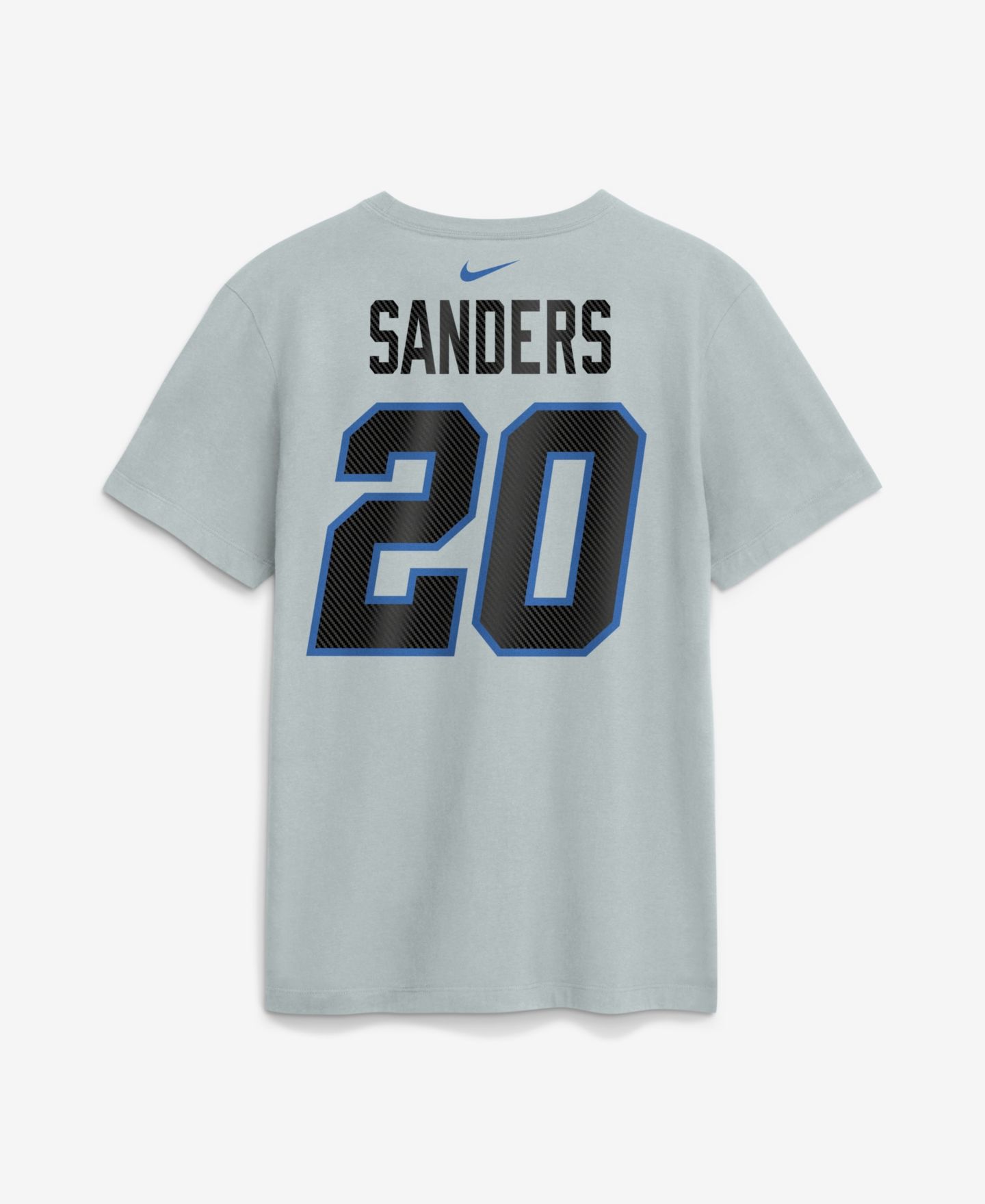 Мужская футболка Nike Barry Sanders Silver Detroit Lions 2026 Rivalries Collection Player Name & Number — фото 3