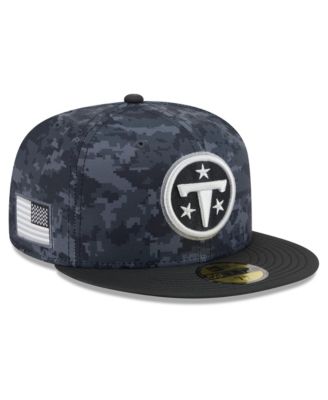 Men's Black Tennessee Titans 2026 Salute To Service 59FIFTY Fitted Hat