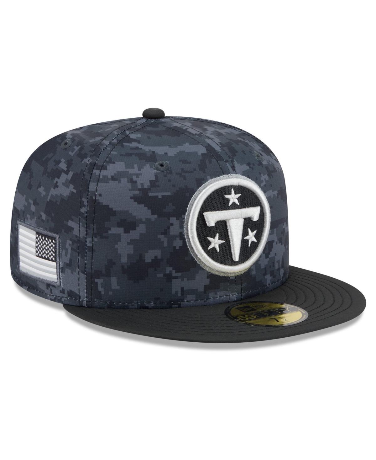 New Era Men's Black Tennessee Titans 2026 Salute To Service 59FIFTY Fitted Hat
