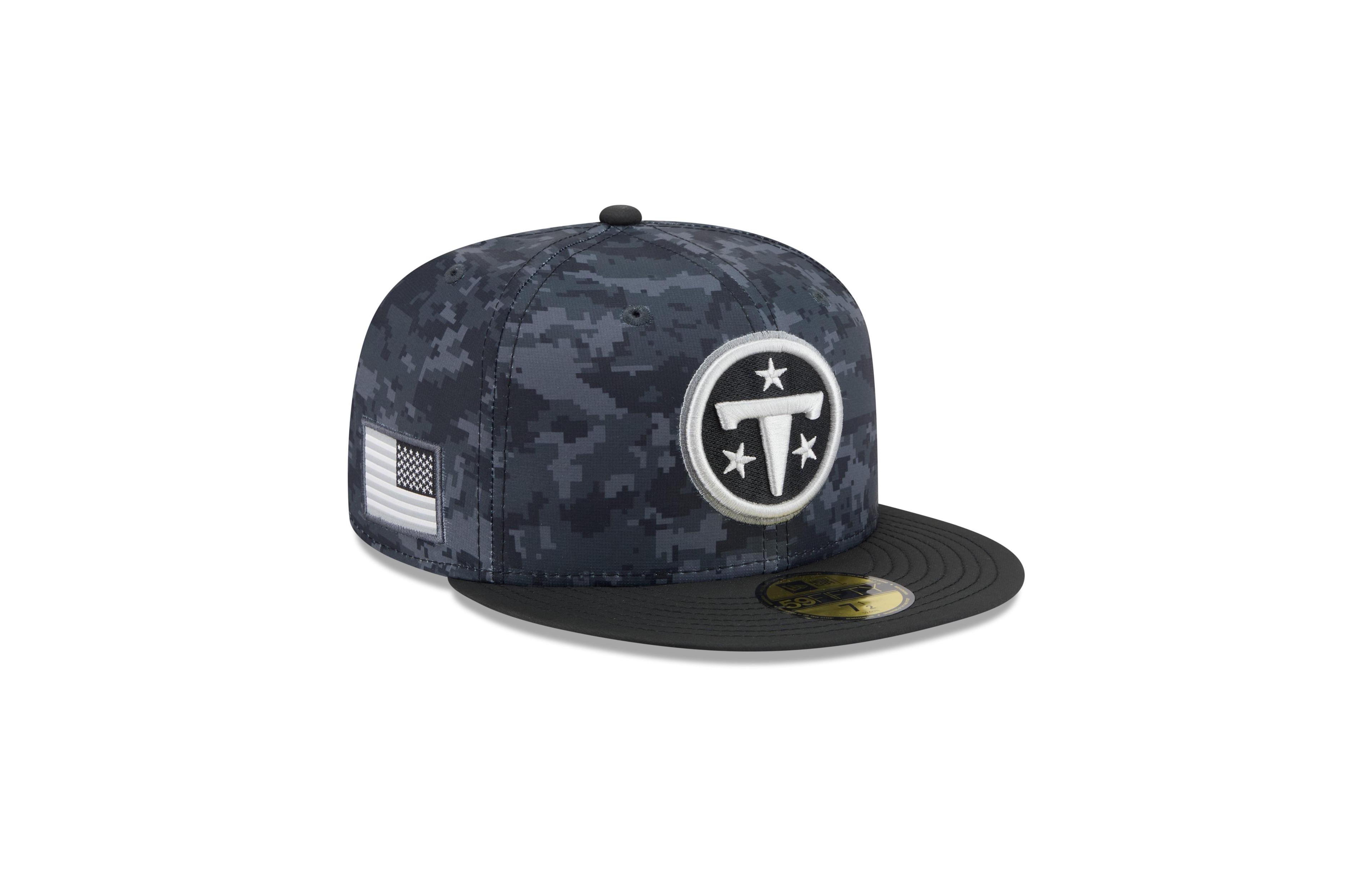 New Era Men's Black Tennessee Titans 2026 Salute To Service 59FIFTY Fitted Hat