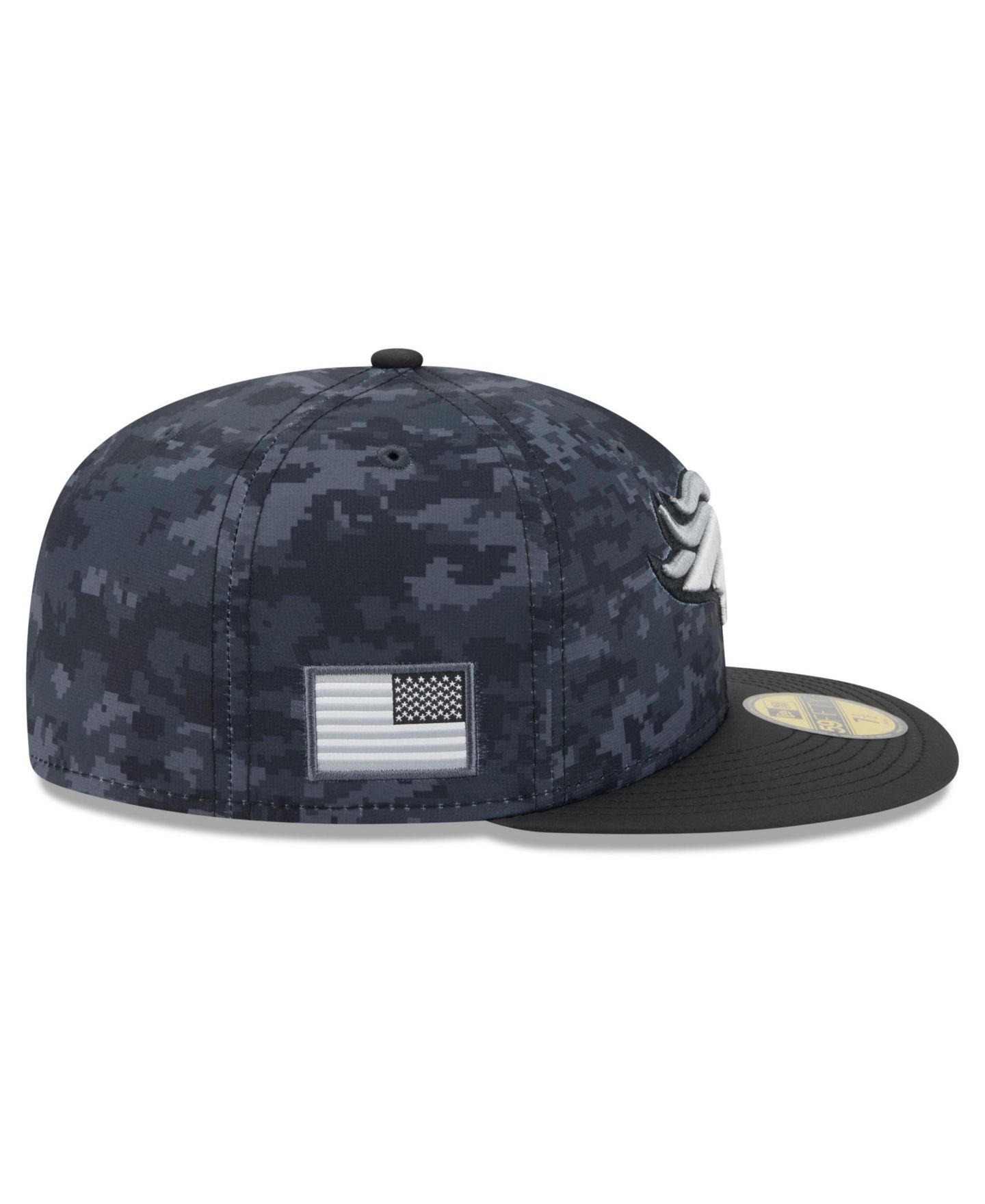 Мужская кепка New Era Black Denver Broncos 2026 Salute To Service 59FIFTY Fitted Hat — фото 6
