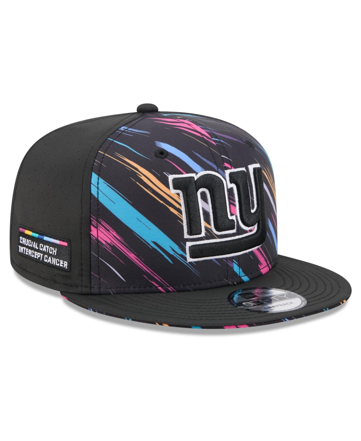 New Era Men's Black New York Giants 2026 Nfl Crucial Catch 9FIFTY Snapback Hat - Black